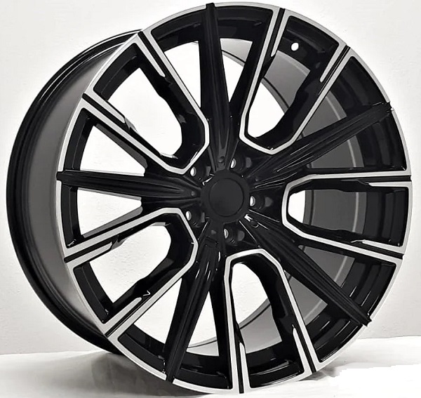 BMW U Twin Style Sport Wheels - Gloss Black Machine - 20" 21" Staggered Set